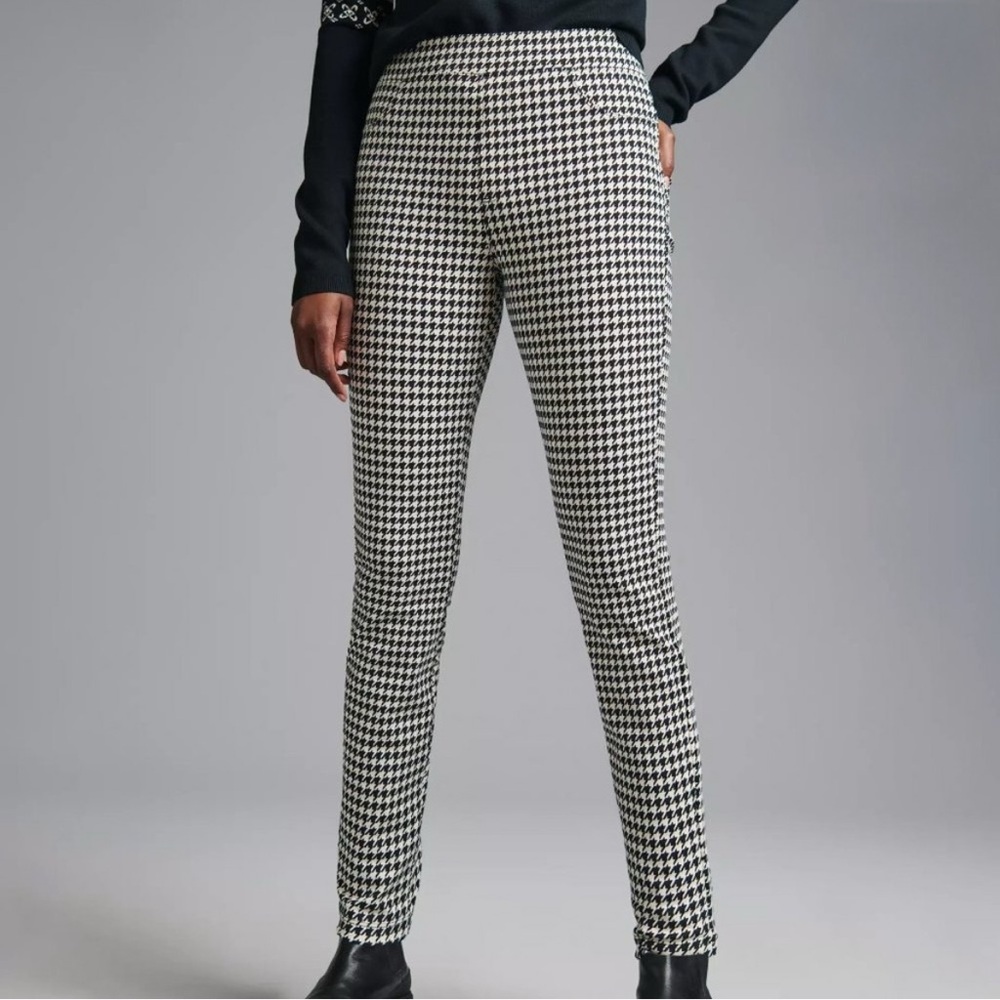 Sanctuary Black and White Houndstooth Skinny Pants